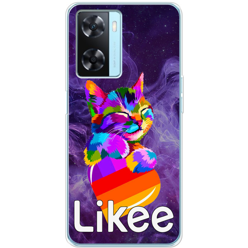 Чехол BoxFace OPPO A57s Likee Cat