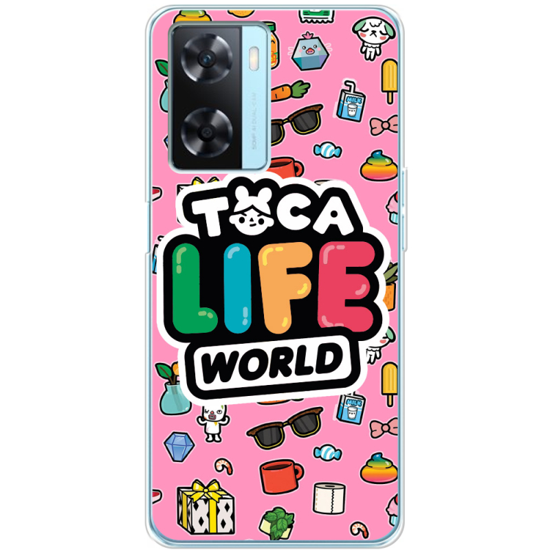 Чехол BoxFace OPPO A57s Toca Boca Life World