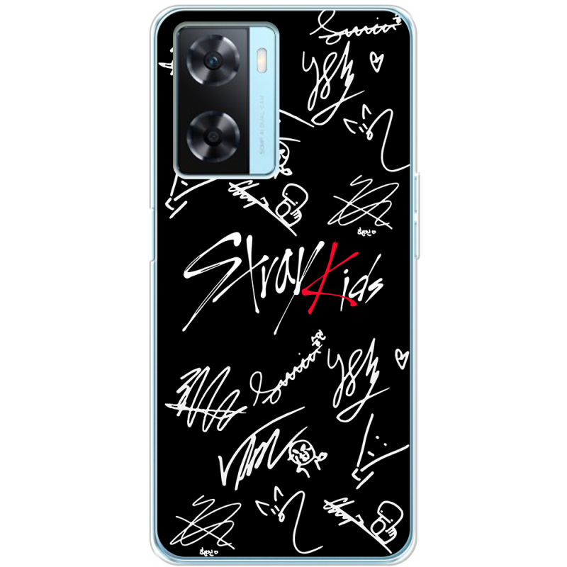 Чехол BoxFace OPPO A57s Stray Kids автограф