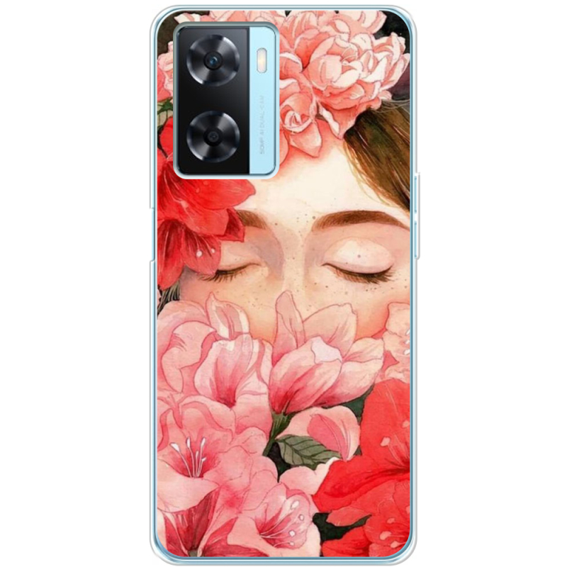 Чехол BoxFace OPPO A57s Girl in Flowers