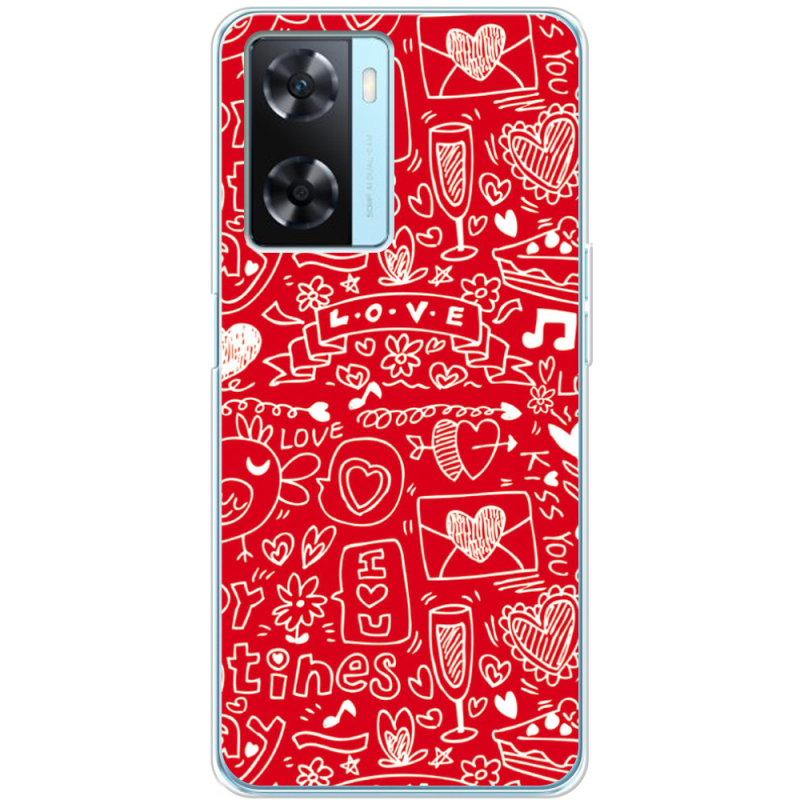 Чехол BoxFace OPPO A57s Happy Valentines