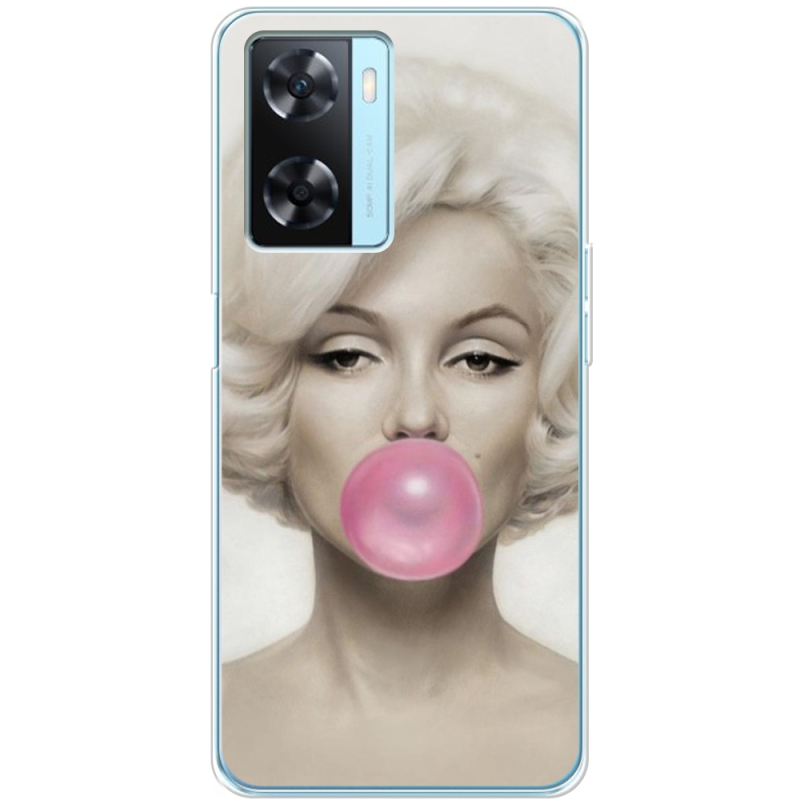 Чехол BoxFace OPPO A57s Marilyn Monroe Bubble Gum