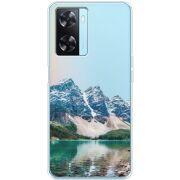 Прозрачный чехол BoxFace OPPO A57s Blue Mountain