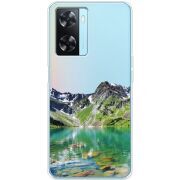 Прозрачный чехол BoxFace OPPO A57s Green Mountain