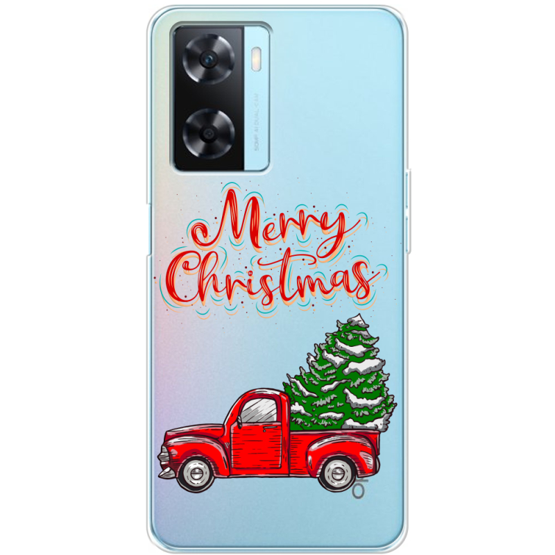 Прозрачный чехол BoxFace OPPO A57s Holiday Car