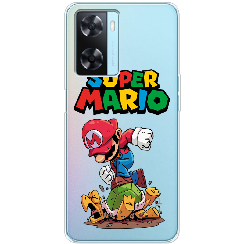 Прозрачный чехол BoxFace OPPO A57s Super Mario