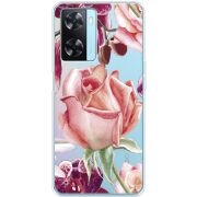 Прозрачный чехол BoxFace OPPO A57s Rose