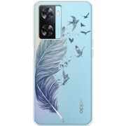 Прозрачный чехол BoxFace OPPO A57s Feather