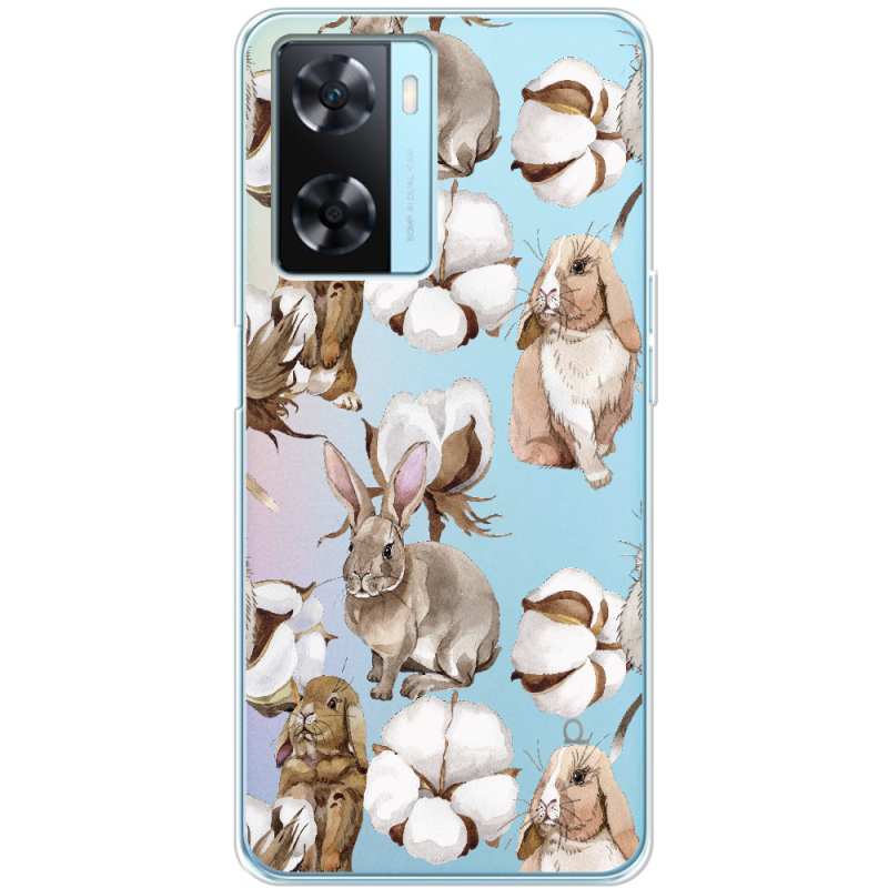 Прозрачный чехол BoxFace OPPO A57s Cotton and Rabbits