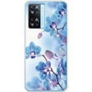 Чехол со стразами OPPO A57s Orchids