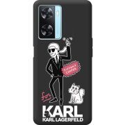 Черный чехол BoxFace OPPO A57s For Karl