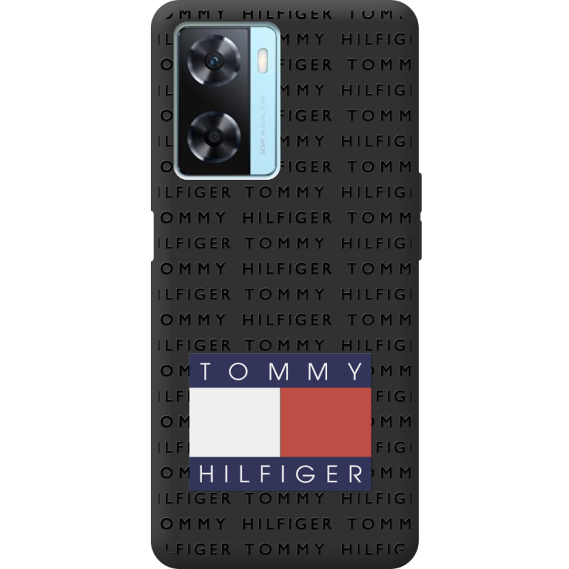 Черный чехол BoxFace OPPO A57s Tommy Print