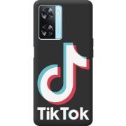 Черный чехол BoxFace OPPO A57s Tik Tok