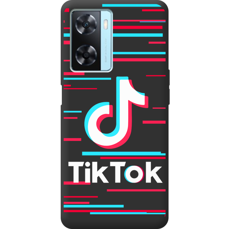 Черный чехол BoxFace OPPO A57s Tik Tok