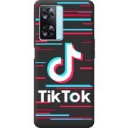 Черный чехол BoxFace OPPO A57s Tik Tok