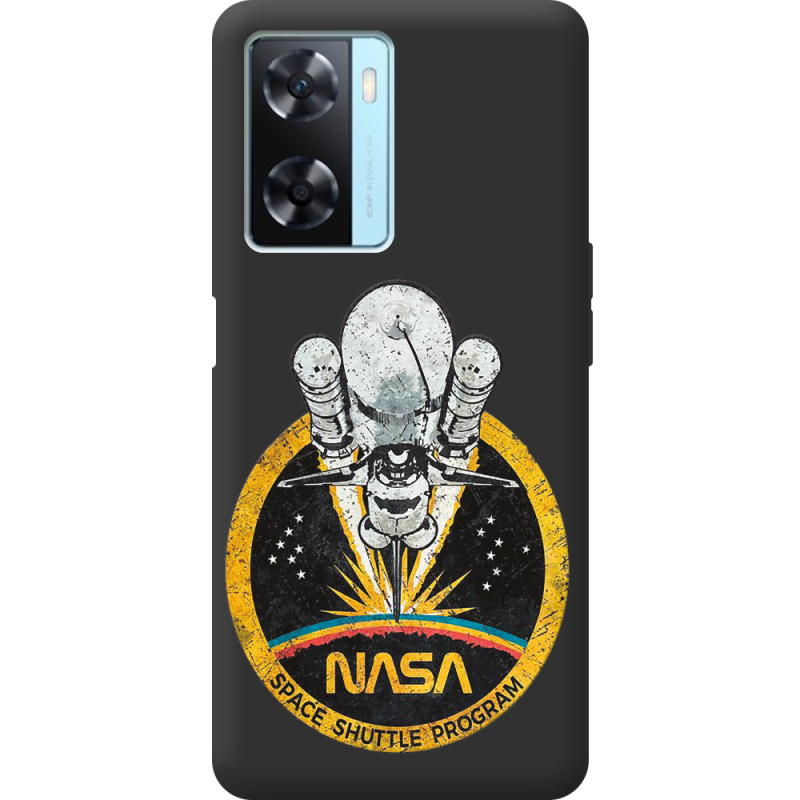 Черный чехол BoxFace OPPO A57s NASA Spaceship