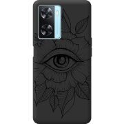 Черный чехол BoxFace OPPO A57s Eye