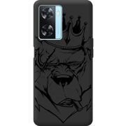 Черный чехол BoxFace OPPO A57s Bear King