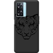 Черный чехол BoxFace OPPO A57s Tiger