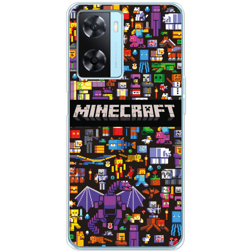 Чехол BoxFace OPPO A77 Minecraft Mobbery