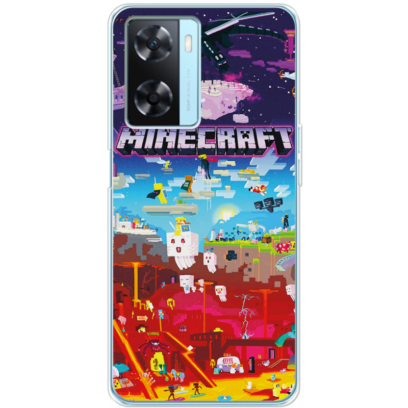 Чехол BoxFace OPPO A77 Minecraft World Beyond