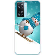 Чехол BoxFace OPPO A77 Skier Snowman