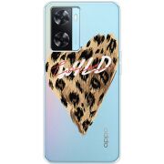 Прозрачный чехол BoxFace OPPO A77 Wild Love