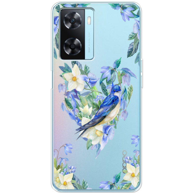 Прозрачный чехол BoxFace OPPO A77 Spring Bird