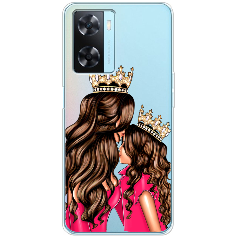 Прозрачный чехол BoxFace OPPO A77 Queen and Princess