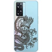 Прозрачный чехол BoxFace OPPO A77 Chinese Dragon