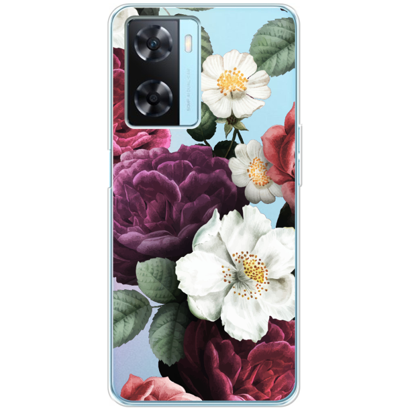 Прозрачный чехол BoxFace OPPO A77 Floral Dark Dreams