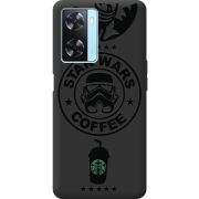 Черный чехол BoxFace OPPO A77 Dark Coffee