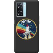 Черный чехол BoxFace OPPO A77 NASA
