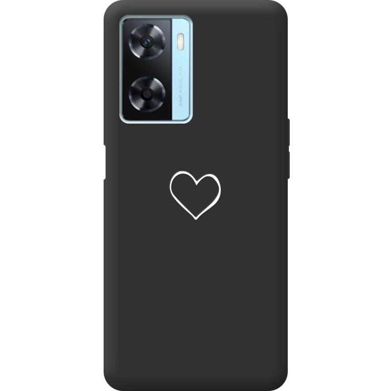 Черный чехол BoxFace OPPO A77 My Heart