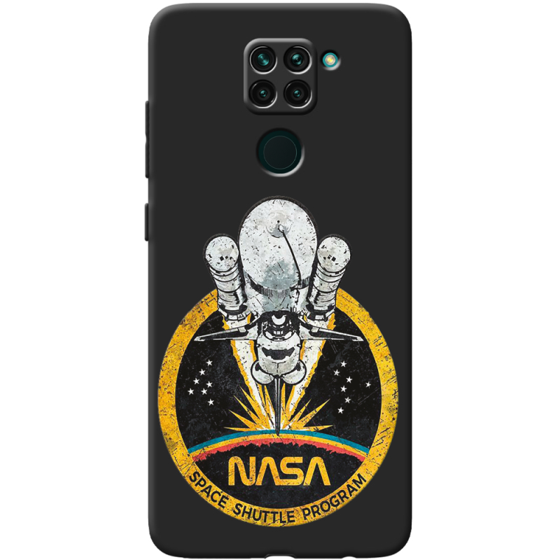 Черный чехол BoxFace Xiaomi Redmi 10x NASA Spaceship