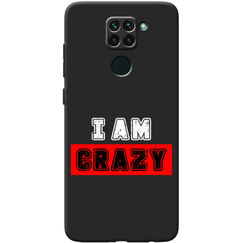 Черный чехол BoxFace Xiaomi Redmi 10x I'm Crazy