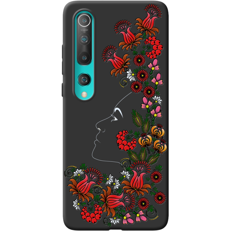 Черный чехол BoxFace Xiaomi Mi 10 Pro 3D Ukrainian Muse