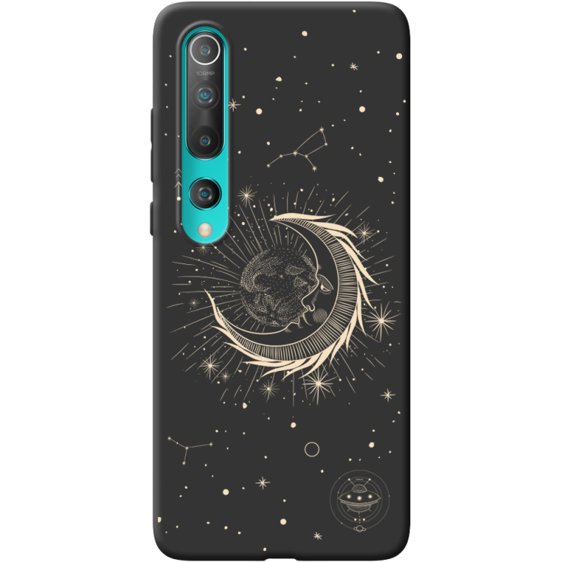 Черный чехол BoxFace Xiaomi Mi 10 Pro Moon