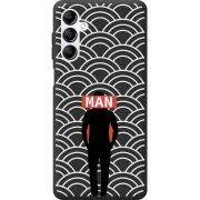 Черный чехол BoxFace Samsung Galaxy A14 5G (A146) Man Pattern