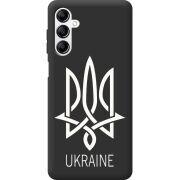 Черный чехол BoxFace Samsung Galaxy A14 5G (A146) Тризуб монограмма ukraine