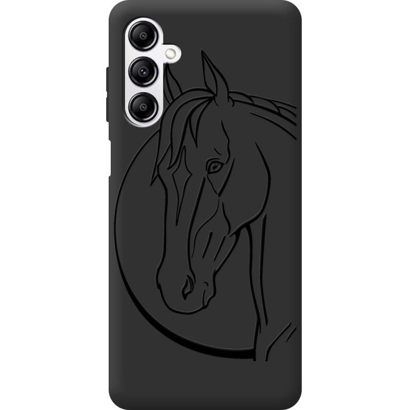 Черный чехол BoxFace Samsung Galaxy A14 5G (A146) Horse