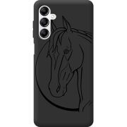 Черный чехол BoxFace Samsung Galaxy A14 5G (A146) Horse