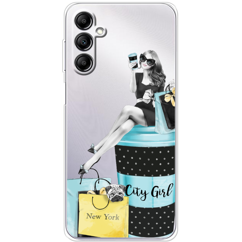 Прозрачный чехол BoxFace Samsung Galaxy A14 5G (A146) City Girl