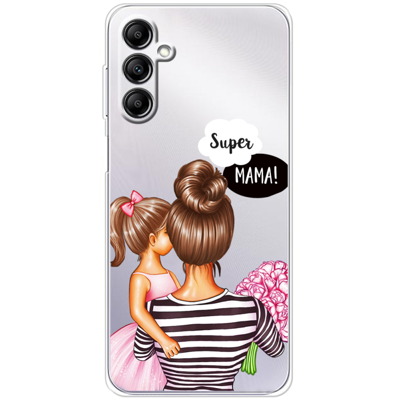 Прозрачный чехол BoxFace Samsung Galaxy A14 5G (A146) Super Mama and Daughter