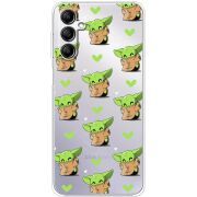 Прозрачный чехол BoxFace Samsung Galaxy A14 5G (A146) Pattern Baby Yoda