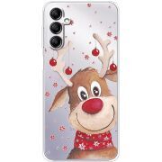 Прозрачный чехол BoxFace Samsung Galaxy A14 5G (A146) Winter Deer