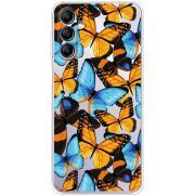 Прозрачный чехол BoxFace Samsung Galaxy A14 5G (A146) Butterfly Morpho