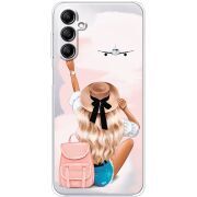 Прозрачный чехол BoxFace Samsung Galaxy A14 5G (A146) Travel Girl