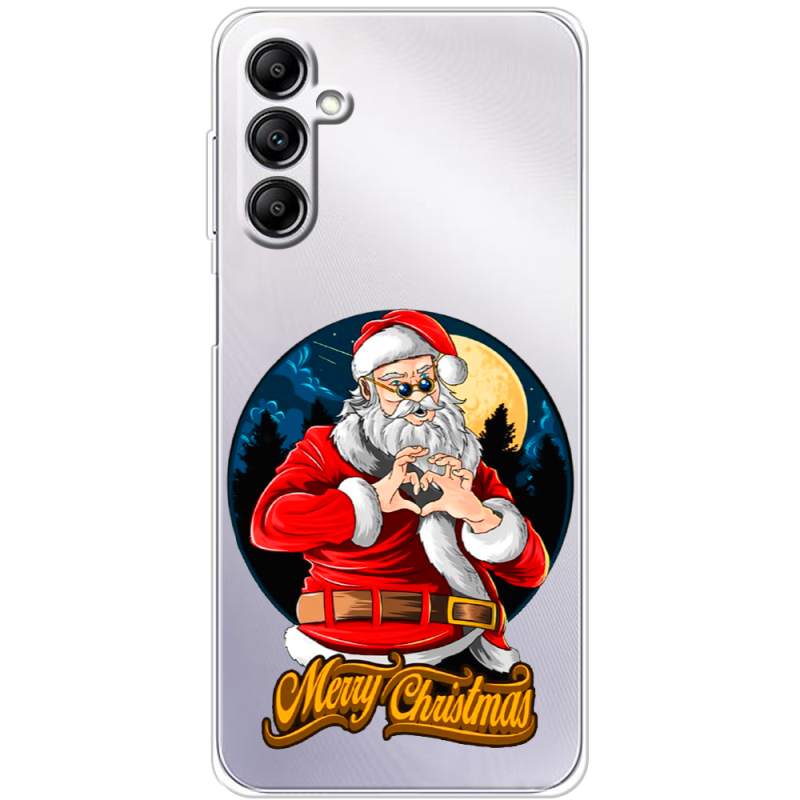 Прозрачный чехол BoxFace Samsung Galaxy A14 5G (A146) Cool Santa