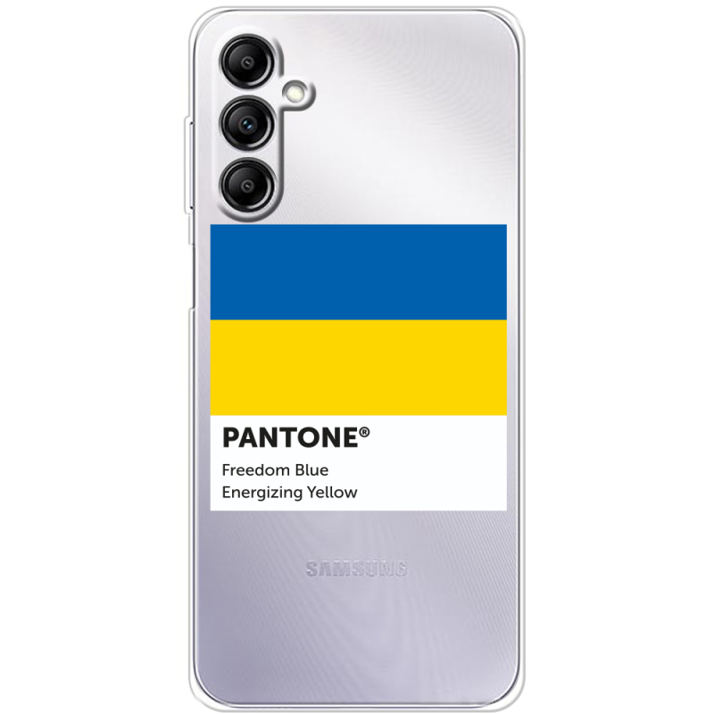 Прозрачный чехол BoxFace Samsung Galaxy A14 5G (A146) Pantone вільний синій